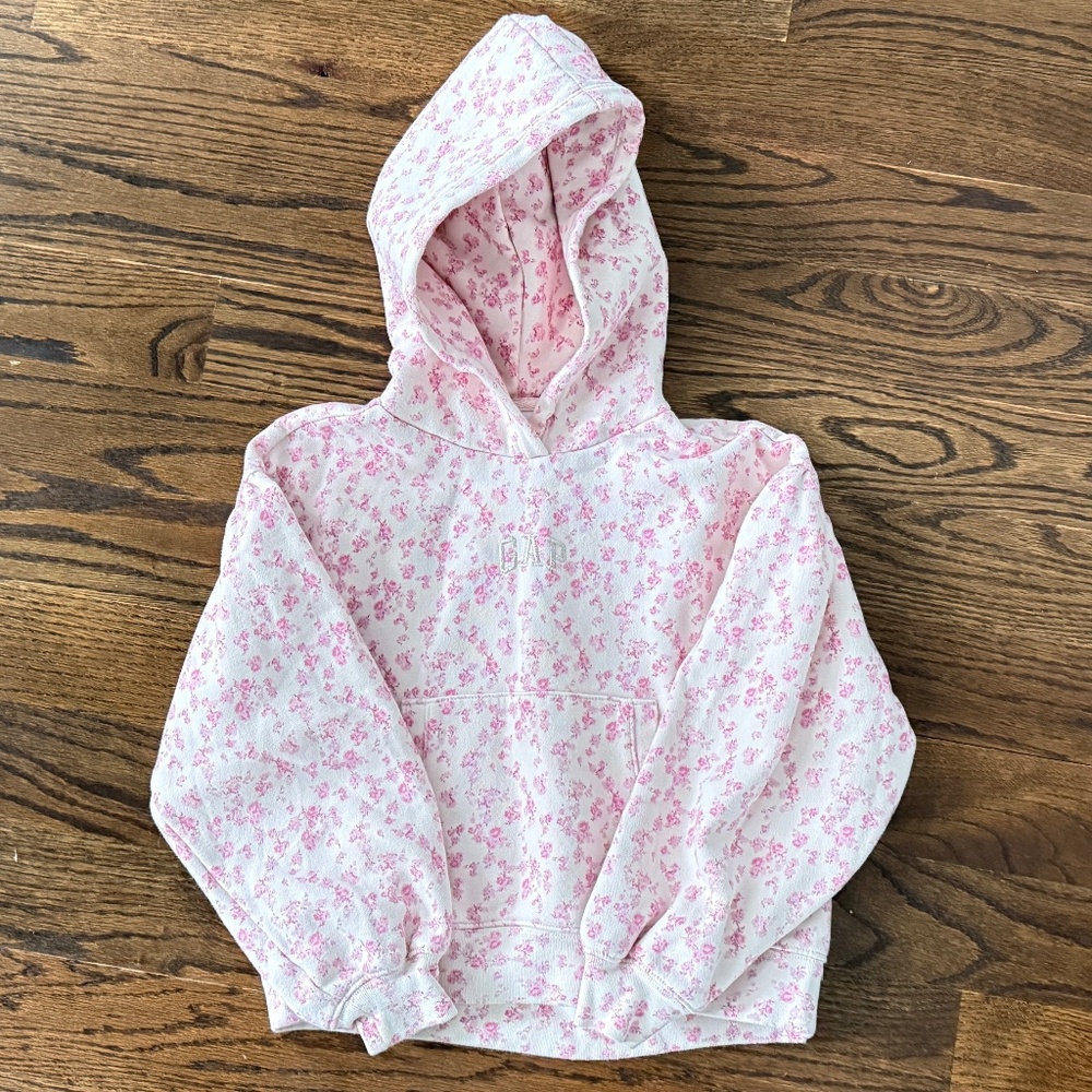 Girls Gap X LoveShackFancy Hoodie Sweatshirt Size M